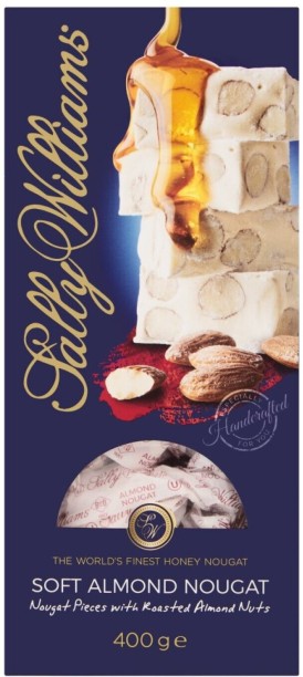 Sally Williams Soft Almond Nougat Nougat Bars