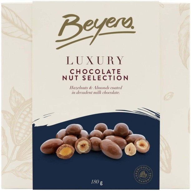 Beyers Luxury Nut Selection Milk Chocolate Bites