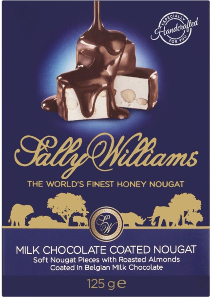 Sally Williams Dark Chocolate Coated Nougat Nougat Bites