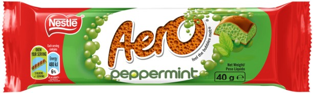 Nestle Aero Peppermint Milk Chocolate Bars