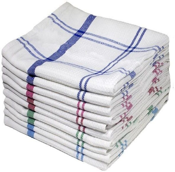 Soft Touch Soft Touch Dish Cloth Honey Comb - (Bulk 10 Pack-Heavy Duty) Wet and Dry Cotton Cleaning Cloth