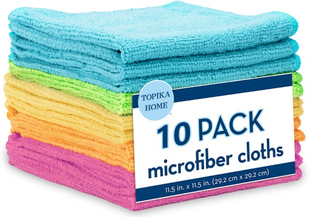 Topika Wet and Dry Microfiber Cleaning Cloth