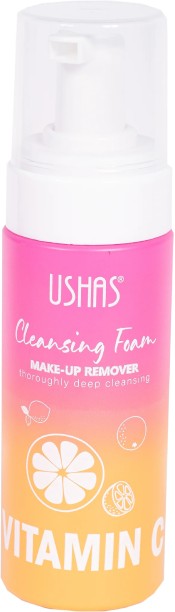 ushas Vitamin C Makeup Remover Deep Cleansing Foam