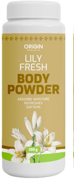Origin Organics Lily Talcum Powder