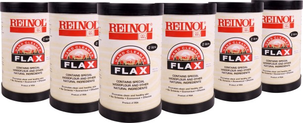 REINOL HANDCLEANER (FLAX) 2 Litre Cartridges x 6