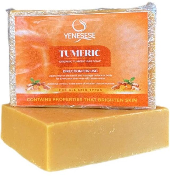 YENESESE SKIN GLOW TUMERIC BAR SOAP