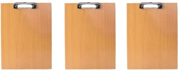 Clip Wooden Series Clipboard A4 3 Set Examination Pad