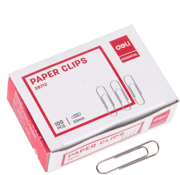 Deli 33 Metal Paper Clip