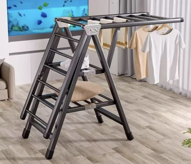 POWER PACE Aluminium Floor Cloth Dryer Stand ALUMINIUM FLOOR STANDING CLOTHES DRYER