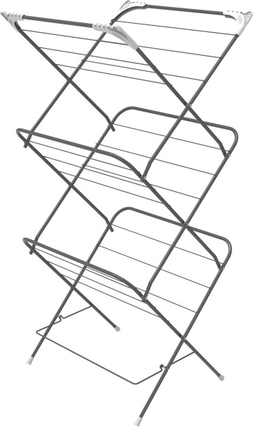 CASA Steel Floor Cloth Dryer Stand 3-Tier Clothes Drying Stand, Foldable - 13M Capacity