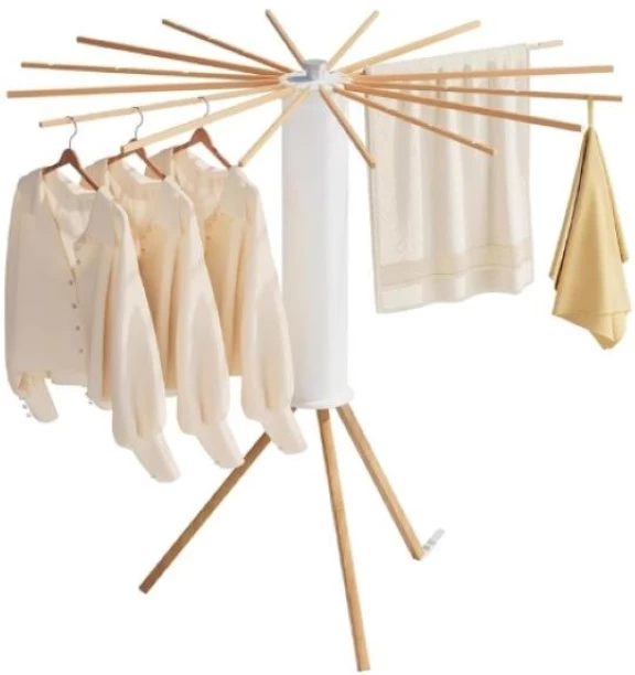 MAKTKL Wood Floor Cloth Dryer Stand 199459
