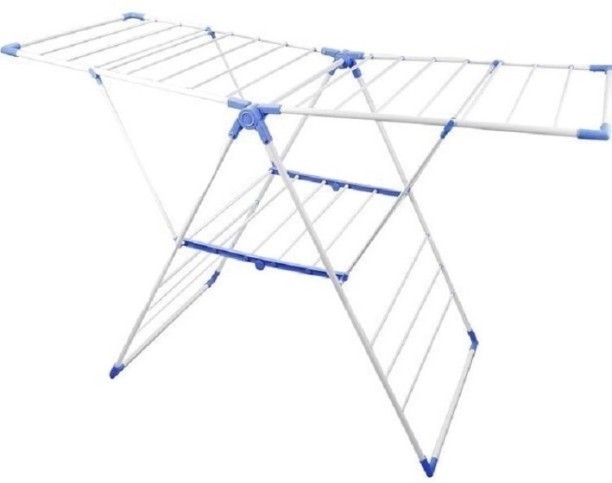 Home Aluminium Floor Cloth Dryer Stand Clothes Stand - Washing Line - Foldable Dryer