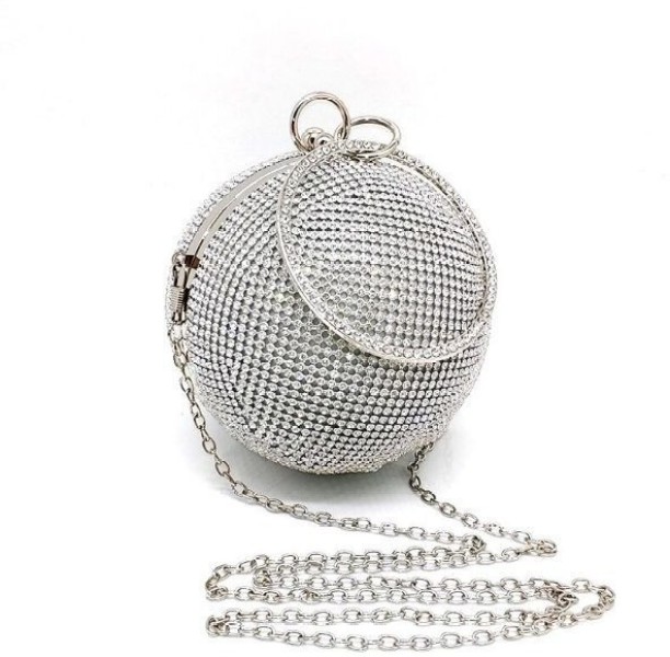 sozo Metallic Box  Clutch for  Formal Occasion