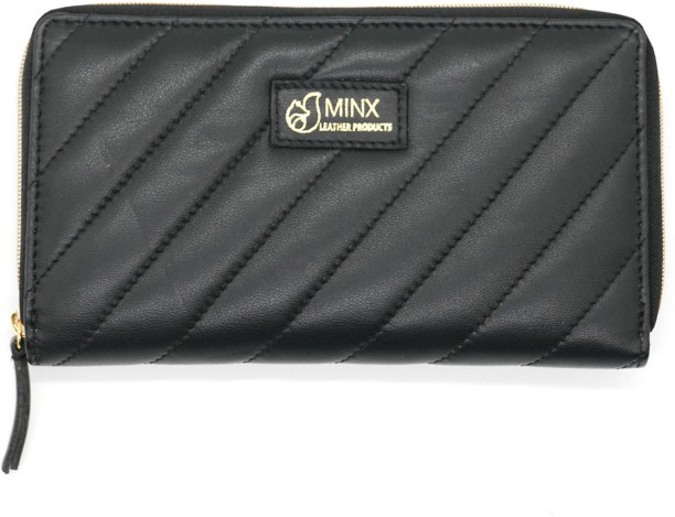 Minx Leather Box  Clutch for  Casual, Formal Occasion