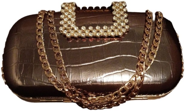 sozo Canvas Box  Clutch for  Formal Occasion