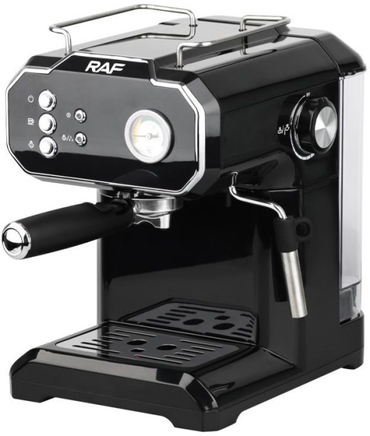RAF Twin Brewing Espresso And Cappuccino Coffee Maker 10 Cup Coffee Machine
