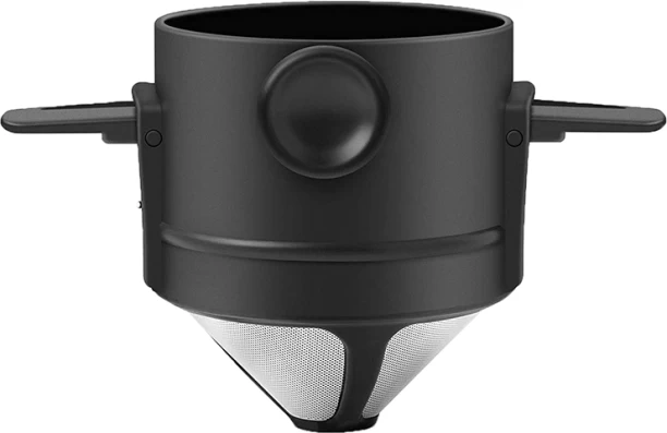 ALANES Portable Reusable Coffee Dripper Cone Coffee Maker for Travel Camping 2 Cup Coffee Machine