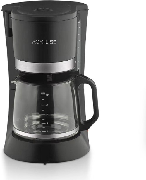 ACKILISS Drip Coffee Maker Machine with Reusable Filter Anti Drip Design 4 Cup Coffee Machine