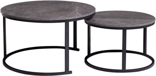 Everfurn Engineered Wood Round Coffee Table