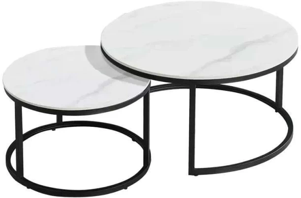 5 Star Furniture Stone Round Coffee Table