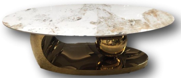 SLEEMON FURNITURE Engineered Wood Rectangle Coffee Table