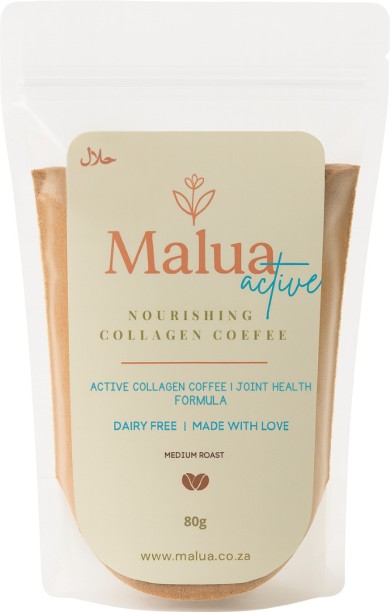 Malua Active Collagen Coffee – Joint Health Formula – Medium Roast French Press Coffee