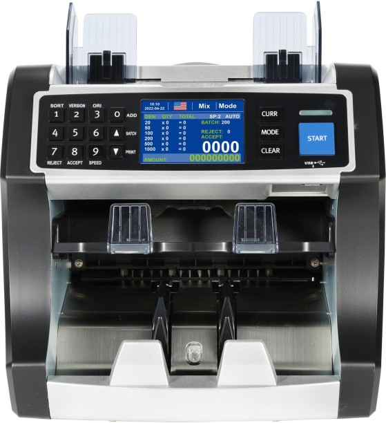 Avansa SuperSort 2900 Mixed Value Counting Machine Table Top Cash Register