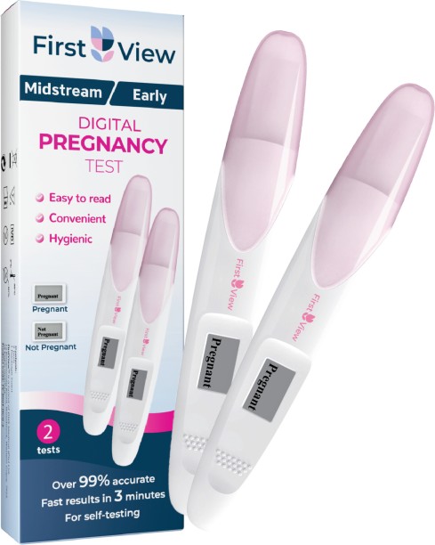 FirstView Digital Early Pregnancy Test (2 Tests) Health Care Combo