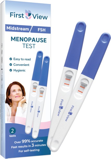 FirstView Rapid FSH Home Test for Perimenopause & Menopause Health Care Combo