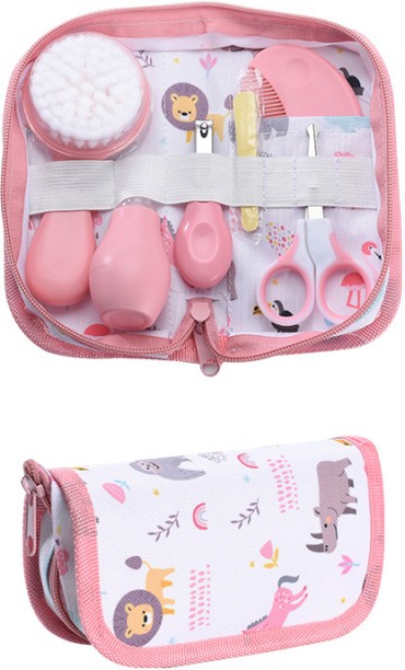 marevic Baby Grooming Kit Newborn Boy, 6 in 1 Baby Safety Care Set, Portable Baby Healthcare Set with Baby Hair Brush and Comb, Baby Nail Kit, Nasal Aspirator Health Care Combo