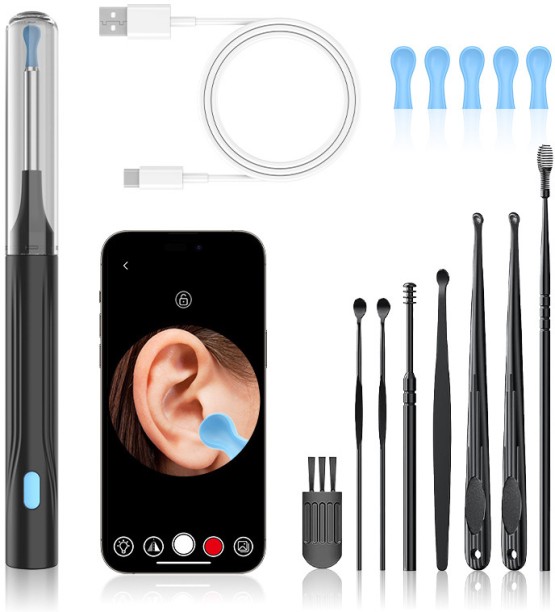 Fariedl Charging light ear pick, WIFI ear cleaning tool, ear pick device, visual ear cleaning tool Health Care Combo