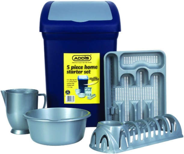 Addis Home Plastic 5 Piece Starter Set Health Care Combo