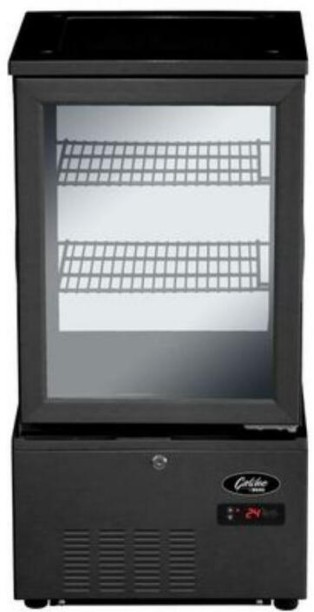 GALILEO Refrigerated glass display cabinet - 56Lt, Black - GALILEO 56 L Compact Refrigerator