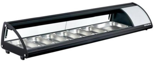 POLARCAB 7 Division sushi display fridge 103 L Compact Refrigerator