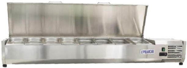 8 division Pizza ingredient fridge 0 L Compact Refrigerator