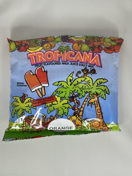 Tropicana Powder FRUIT FLAVOURED M/JUICE LOLLY MIX - ORANGE