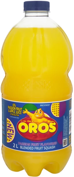 Brookes Oros Passion Fruit Flavoured Blended Fruit Squash