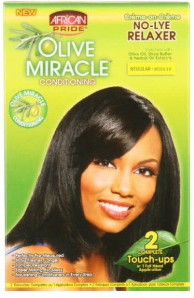 African Pride Olive Miracle Conditioning No-Lye Relaxer Regular Conditioner