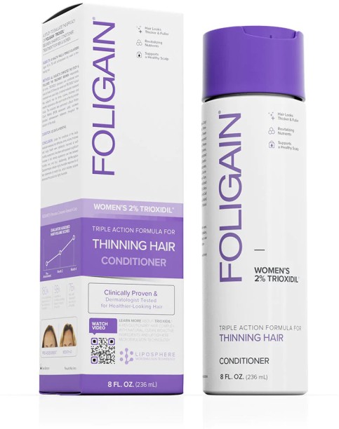 FOLIGAIN Conditioner For Thinning Hair For Women with 2% Trioxidil Conditioner