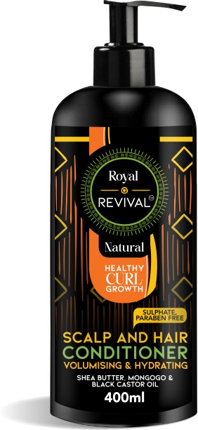 Royal Revival Scalp & Hair Volumising, Hydrating Conditioner with Shea Butter, Mongongo Oil, Black Castor Oil 400ML Conditioner