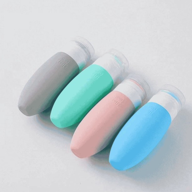 HiGeneralStore Silicone Leak Proof Travel Bottles Conditioner