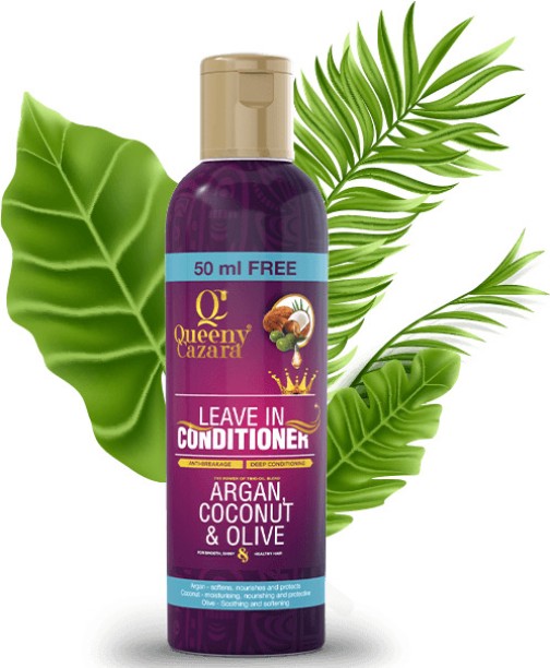 Queeny Cazara Coconut, Argan, and Olive Oil Leave-In Conditioner