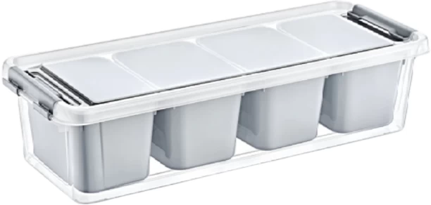Crockery Centre Plastic Fridge Container  - 3.5 l