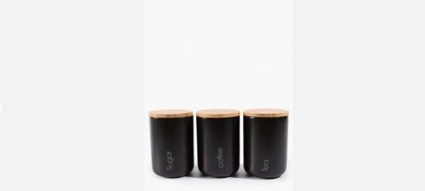 Ceramic Tea Coffee & Sugar Container  - 500 ml