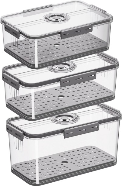 Fresh Keep Plastic Fridge Container  - 500 ml