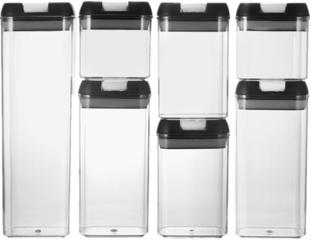 lilhe Plastic Grocery Container  - 2 l