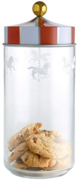 Alessi Glass Cookie Jar  - 1500 ml