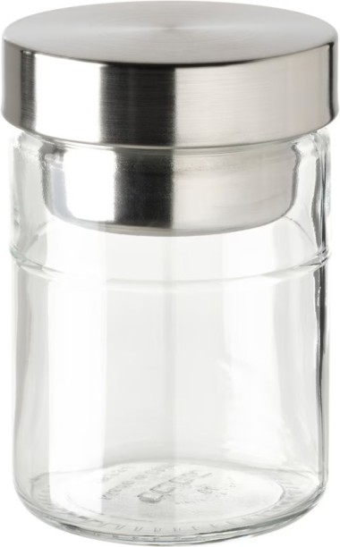 DAGKLAR Glass, Stainless Steel Utility Container  - 400 ml