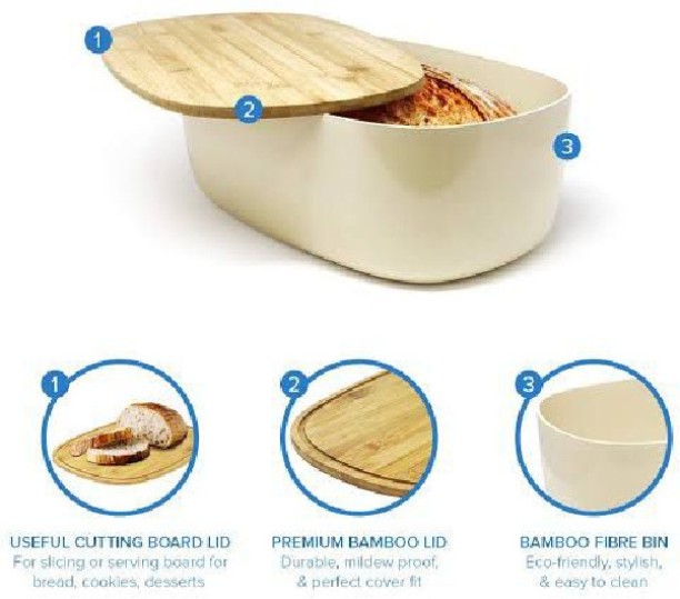 TGT- Wooden Bread Container  - 3 ml