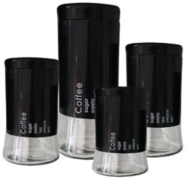 Totally Home Glass Tea Coffee & Sugar Container  - 1 l